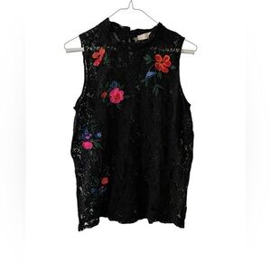 Loft sheer lace tank-medium